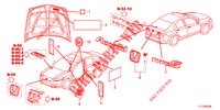 EMBLEMS/CAUTION LABELS  for Honda ACCORD 2.0 COMFORT 4 Doors 6 speed manual 2012