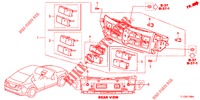 HEATER CONTROL  for Honda ACCORD 2.0 ELEGANCE 4 Doors 6 speed manual 2012
