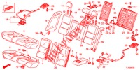 REAR SEAT/SEATBELT (2D)  for Honda ACCORD 2.0 ELEGANCE 4 Doors 6 speed manual 2012
