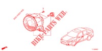 FOG LAMP  for Honda ACCORD DIESEL 2.2 ELEGANCE PACK 4 Doors 6 speed manual 2012