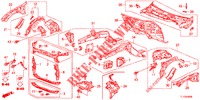 FRONT BULKHEAD/DASHBOARD  for Honda ACCORD DIESEL 2.2 ELEGANCE PACK 4 Doors 6 speed manual 2012