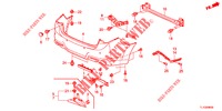 REAR BUMPER  for Honda ACCORD DIESEL 2.2 ELEGANCE PACK 4 Doors 5 speed automatic 2012