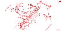 REAR BUMPER  for Honda ACCORD DIESEL 2.2 EXECUTIVE 4 Doors 6 speed manual 2012