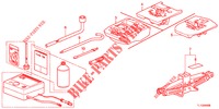 TOOLS/JACK  for Honda ACCORD DIESEL 2.2 EXECUTIVE H 4 Doors 6 speed manual 2012