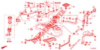 FUEL TANK (DIESEL) for Honda ACCORD DIESEL 2.2 SH 4 Doors 6 speed manual 2012