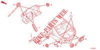 GROMMET (ARRIERE) for Honda ACCORD DIESEL 2.2 SH 4 Doors 6 speed manual 2012