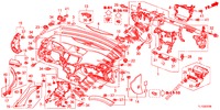INSTRUMENT PANEL UPPER (LH) for Honda ACCORD DIESEL 2.2 SH 4 Doors 6 speed manual 2012