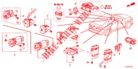 SWITCH (LH) for Honda ACCORD DIESEL 2.2 SH 4 Doors 6 speed manual 2012