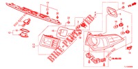 TAILLIGHT/LICENSE LIGHT (PGM FI)  for Honda ACCORD DIESEL 2.2 SH 4 Doors 6 speed manual 2012