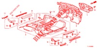 FLOOR MAT/INSULATOR  for Honda ACCORD 2.4 EXECUTIVE 4 Doors 6 speed manual 2012
