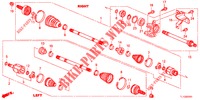 FRONT DRIVESHAFT/HALF SHA FT (2.4L) for Honda ACCORD 2.4 EXECUTIVE 4 Doors 6 speed manual 2012