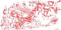 INSTRUMENT PANEL UPPER (LH) for Honda ACCORD 2.4 EXECUTIVE 4 Doors 6 speed manual 2012