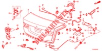 TRUNK LID (4D)  for Honda ACCORD 2.4 EXECUTIVE 4 Doors 6 speed manual 2012