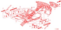 FLOOR MAT/INSULATOR  for Honda ACCORD 2.4 EXECUTIVE 4 Doors 5 speed automatic 2012