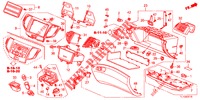 INSTRUMENT GARNISH (COTE DE PASSAGER) (LH) for Honda ACCORD 2.4 TYPE S 4 Doors 6 speed manual 2012