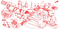 INSTRUMENT GARNISH (COTE DE PASSAGER) (LH) for Honda ACCORD DIESEL 2.2 COMFORT 4 Doors 6 speed manual 2013