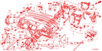 INSTRUMENT PANEL UPPER (LH) for Honda ACCORD DIESEL 2.2 LUXURY H 4 Doors 6 speed manual 2013