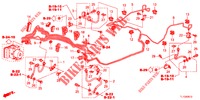 BRAKE LINES (VSA) (DIESEL) (LH) for Honda ACCORD DIESEL 2.2 SH 4 Doors 6 speed manual 2013