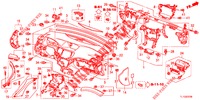 INSTRUMENT PANEL UPPER (LH) for Honda ACCORD 2.4 EXECUTIVE 4 Doors 6 speed manual 2013
