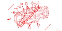 GROMMET (INFERIEUR) for Honda ACCORD 2.4 S 4 Doors 5 speed automatic 2013