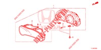 SPEEDOMETER  for Honda ACCORD 2.0 COMFORT 4 Doors 6 speed manual 2014
