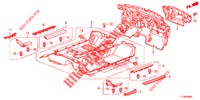FLOOR MAT/INSULATOR  for Honda ACCORD 2.0 ELEGANCE 4 Doors 6 speed manual 2014