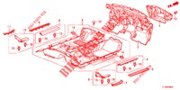 FLOOR MAT/INSULATOR  for Honda ACCORD 2.0 ELEGANCE PACK 4 Doors 6 speed manual 2014