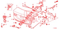 TRUNK LID (4D)  for Honda ACCORD 2.0 EXECUTIVE 4 Doors 6 speed manual 2014