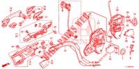 FRONT DOOR LOCKS/OUTER HA NDLE  for Honda ACCORD 2.0 S 4 Doors 6 speed manual 2014