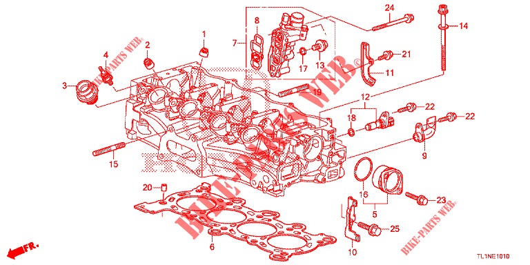 SPOOL VALVE/ OIL PRESSURE SENSOR (2.0L) for Honda ACCORD 2.0 S 4 Doors 5 speed automatic 2014