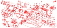 INSTRUMENT GARNISH (COTE DE PASSAGER) (LH) for Honda ACCORD DIESEL 2.2 ELEGANCE 4 Doors 6 speed manual 2014