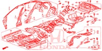 FLOOR/INNER PANELS  for Honda ACCORD DIESEL 2.2 ELEGANCE PACK 4 Doors 5 speed automatic 2014