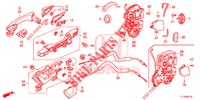 REAR DOOR LOCKS/OUTER HAN DLE  for Honda ACCORD DIESEL 2.2 ELEGANCE PACK 4 Doors 5 speed automatic 2014