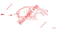 GROMMET (LATERAL) for Honda ACCORD DIESEL 2.2 LUXURY 4 Doors 5 speed automatic 2014