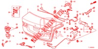 TRUNK LID (4D)  for Honda ACCORD DIESEL 2.2 LUXURY 4 Doors 5 speed automatic 2014