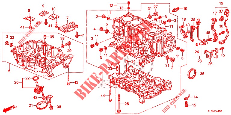 CYLINDER BLOCK/OIL PAN (DIESEL) for Honda ACCORD DIESEL 2.2 LUXURY 4 Doors 5 speed automatic 2014