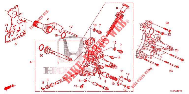 REGULATOR BODY (DIESEL) for Honda ACCORD DIESEL 2.2 LUXURY 4 Doors 5 speed automatic 2014