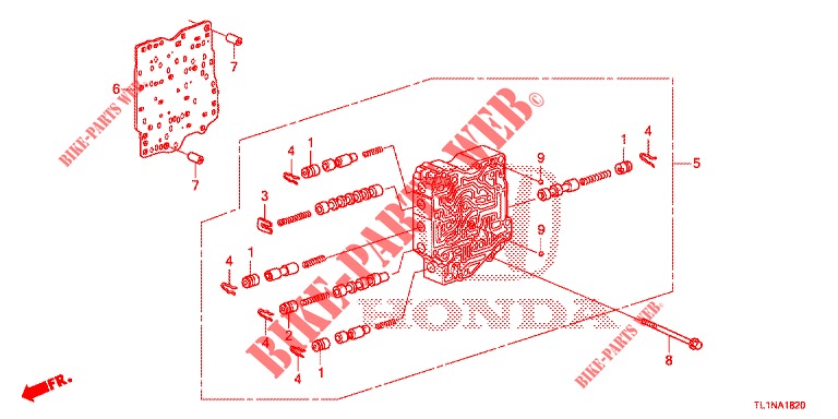 SECONDARY BODY (DIESEL) for Honda ACCORD DIESEL 2.2 LUXURY 4 Doors 5 speed automatic 2014