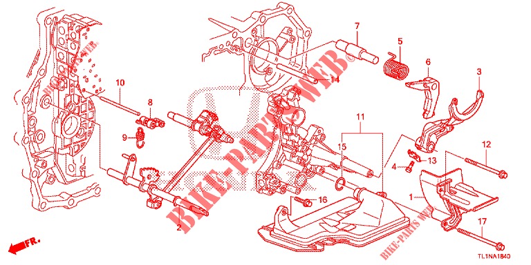 SHIFT FORK/SETTING SCREW (DIESEL) for Honda ACCORD DIESEL 2.2 LUXURY 4 Doors 5 speed automatic 2014