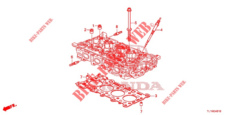VALVE STEM SEAL/GLOW PLUG (DIESEL) for Honda ACCORD DIESEL 2.2 LUXURY 4 Doors 5 speed automatic 2014