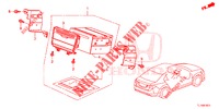 AUDIO UNIT (NAVIGATION) for Honda ACCORD 2.4 EXCLUSIVE 4 Doors 6 speed manual 2014