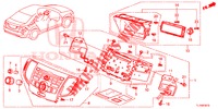 AUDIO UNIT  for Honda ACCORD 2.4 EXCLUSIVE 4 Doors 6 speed manual 2014