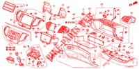 INSTRUMENT GARNISH (COTE DE PASSAGER) (LH) for Honda ACCORD 2.4 EXCLUSIVE 4 Doors 6 speed manual 2014