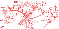BRAKE LINES (VSA) (LH) for Honda ACCORD 2.4 S 4 Doors 6 speed manual 2014