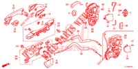 REAR DOOR LOCKS/OUTER HAN DLE  for Honda ACCORD 2.4 S 4 Doors 6 speed manual 2014