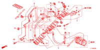 AIR CONDITIONER (FLEXIBLES/TUYAUX) (2.0L) (LH) for Honda ACCORD 2.0 COMFORT 4 Doors 6 speed manual 2015