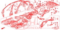 FLOOR/INNER PANELS  for Honda ACCORD 2.0 COMFORT 4 Doors 6 speed manual 2015