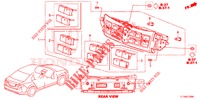 HEATER CONTROL  for Honda ACCORD 2.0 COMFORT 4 Doors 6 speed manual 2015