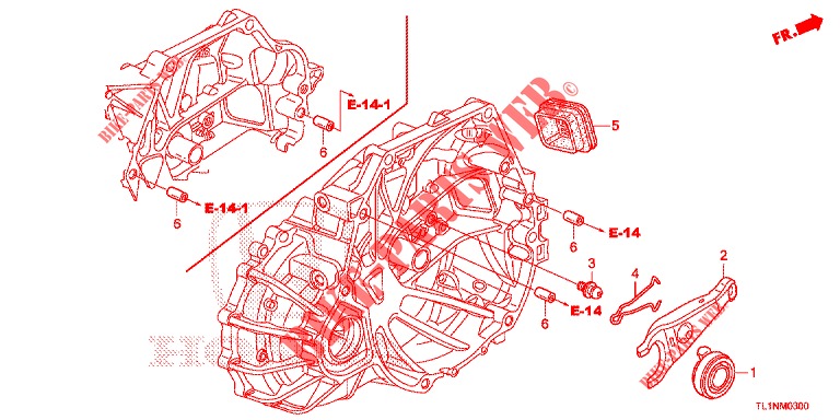 CLUTCH RELEASE  for Honda ACCORD 2.0 COMFORT 4 Doors 6 speed manual 2015