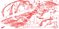 FLOOR/INNER PANELS  for Honda ACCORD 2.0 EXECUTIVE 4 Doors 6 speed manual 2015
